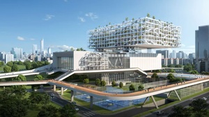 UNIT/Climbable Floating Sports Park Concept